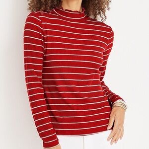 Maurices Maple Mock Neck Top